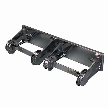 Impact Products Double Roll Toilet Tissue Dispenser, 12.3 x 4.25 x 2.7, Chrome, PK12 IMP 2501